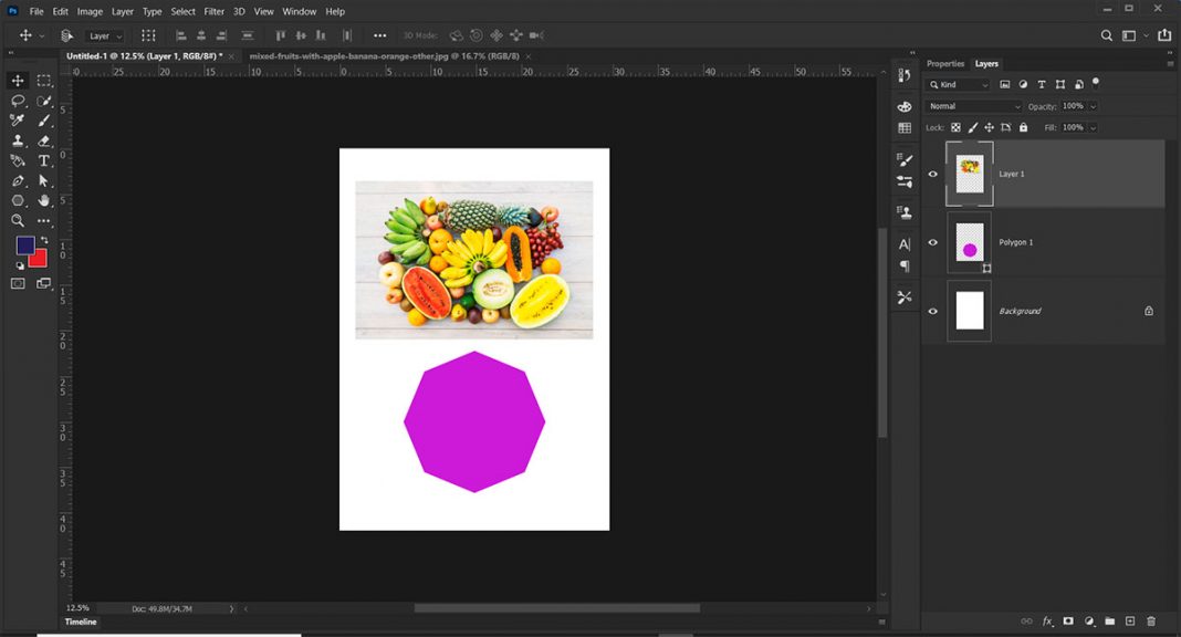 آموزش کلیپینگ ماسک (clipping mask) در فتوشاپ تکنوتیس
