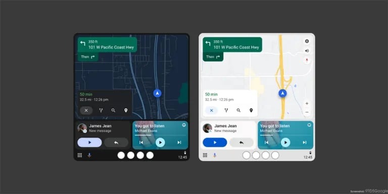 تم روشن Android Auto