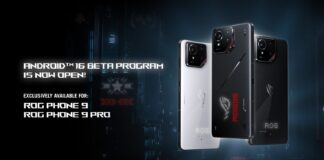 بتای اندروید 16 برای سری ROG Phone 9