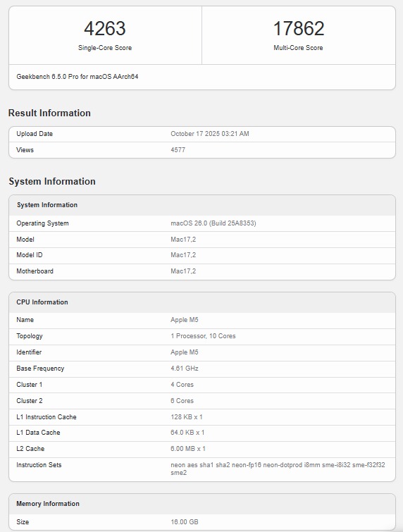 Geekbench