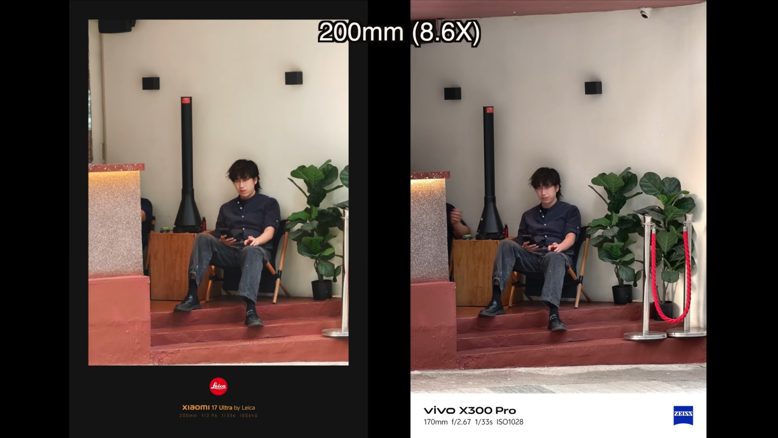 مقایسه دوربین‌های شیائومی 17 اولترا نسخه Leica با ویوو X300 پرو