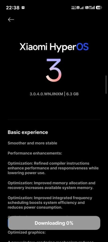 آپدیت HyperOS 3 برای شیائومی 14 Civi